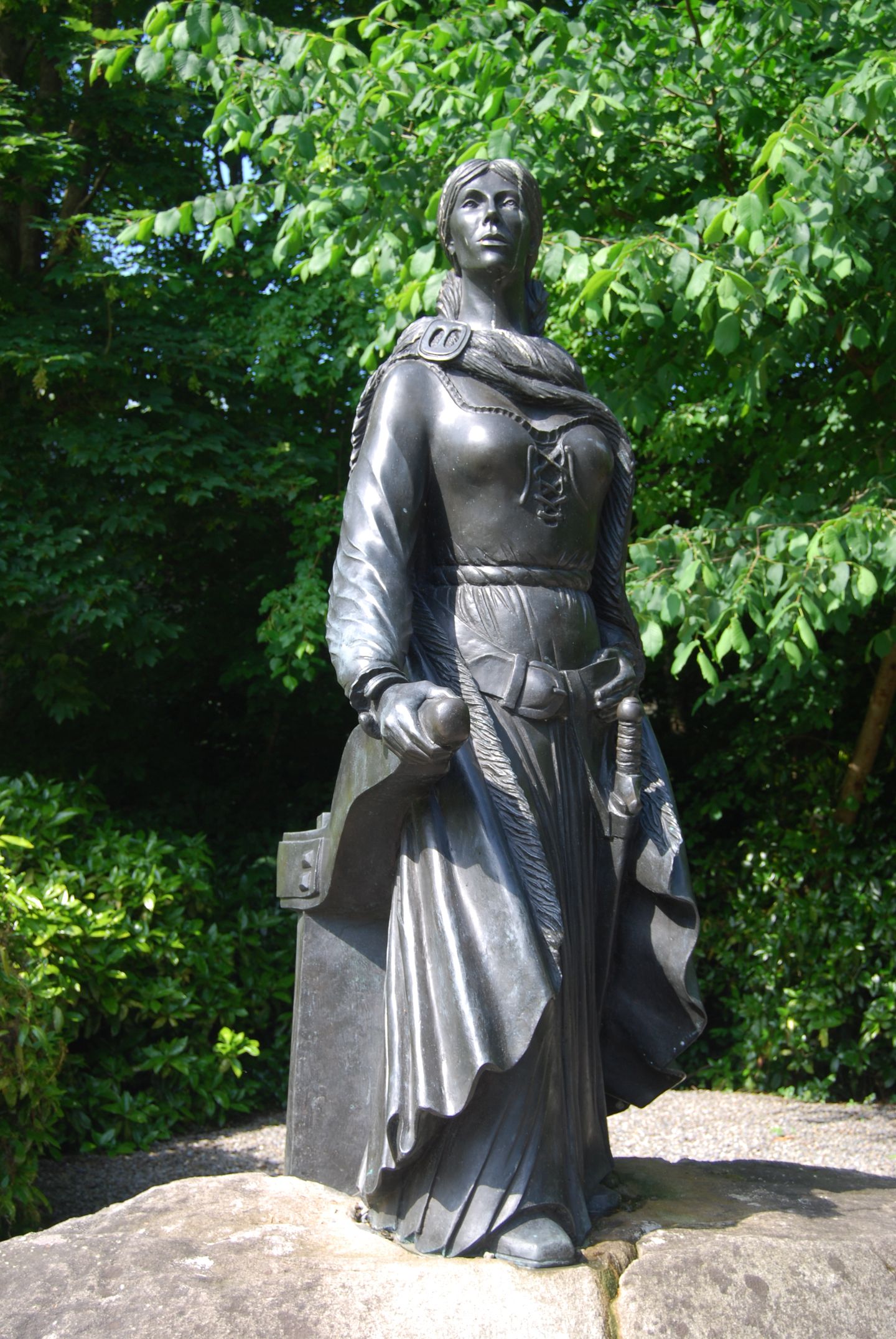 Grace O'Malley Pirate Queen Statue at Westport House