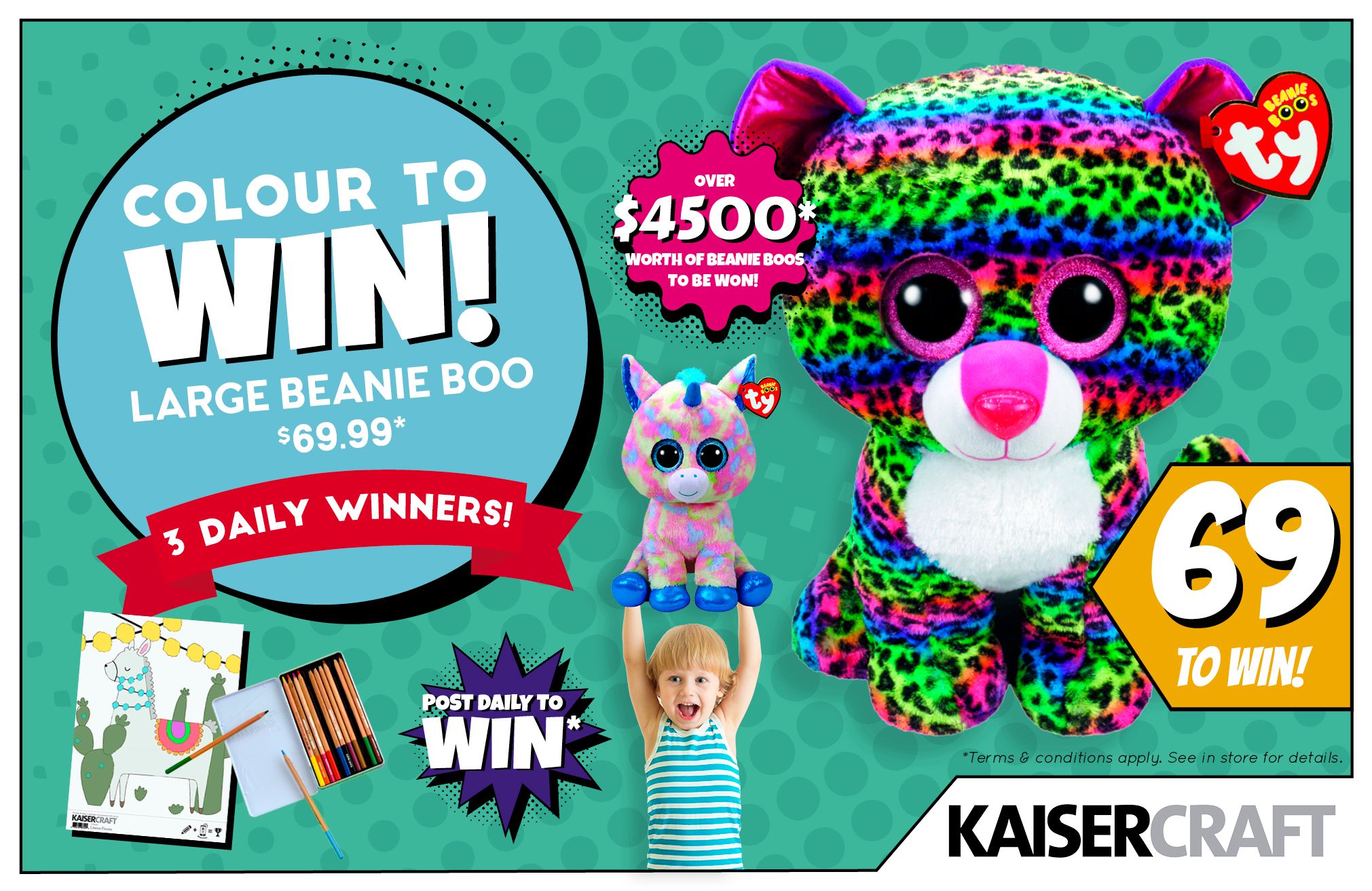 Kaisercraft's Colour to Win competition is back!