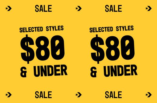 Selected Chucks $80 & Under
