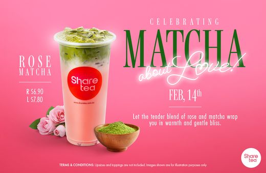 Sharetea limited-time Rose Matcha