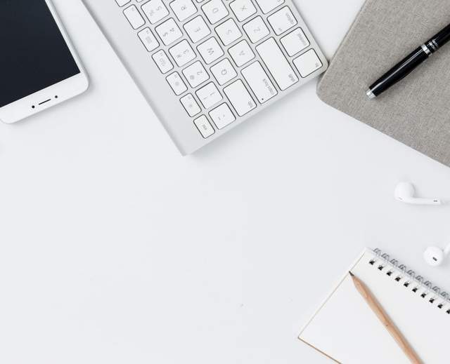 Mobile, laptop and diary