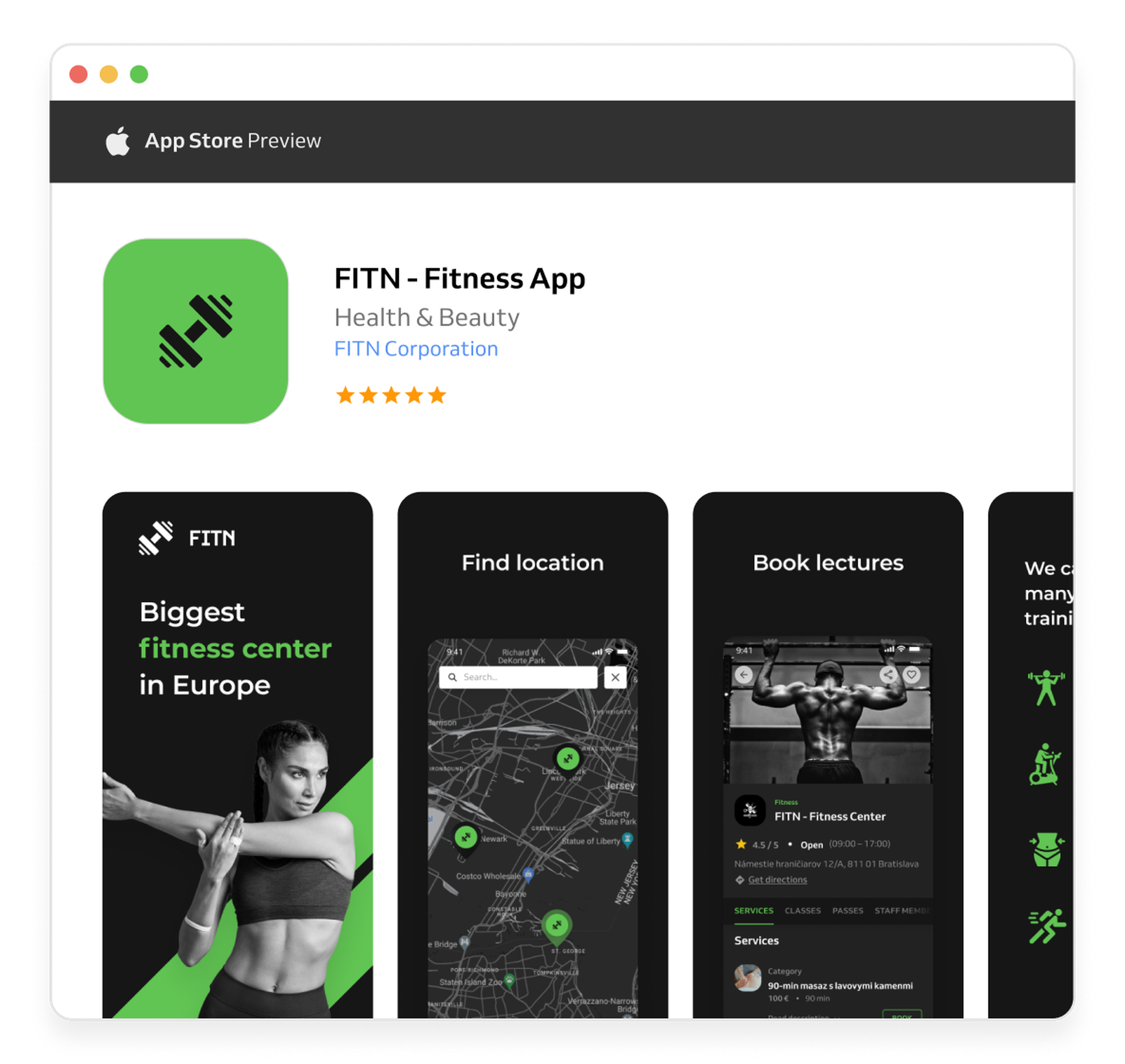 Fitness branded app