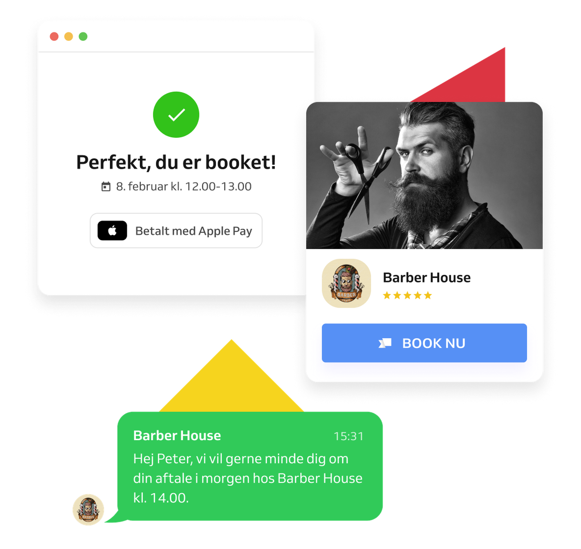kundevenlig bookingproces