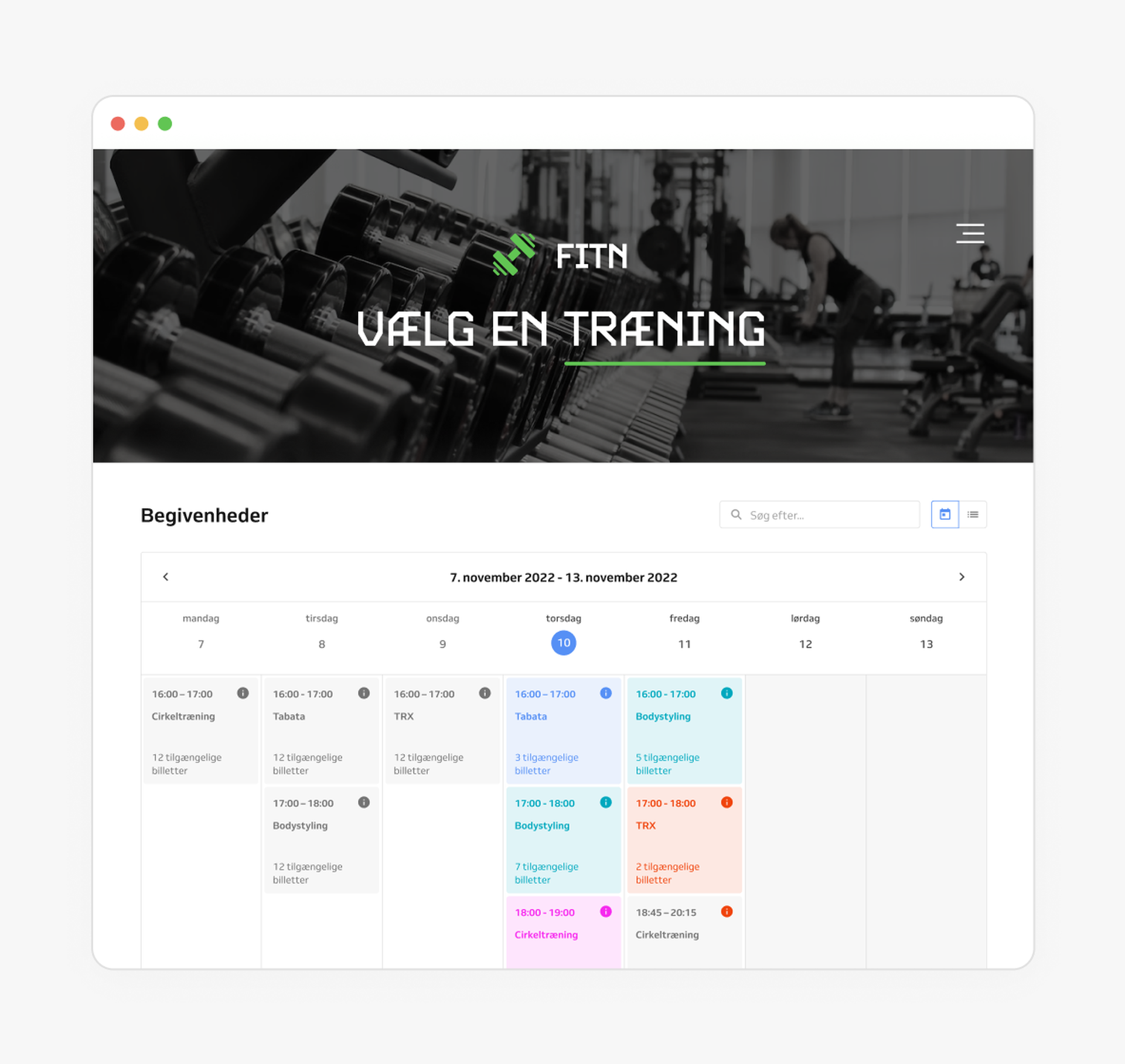branded bookingkalender