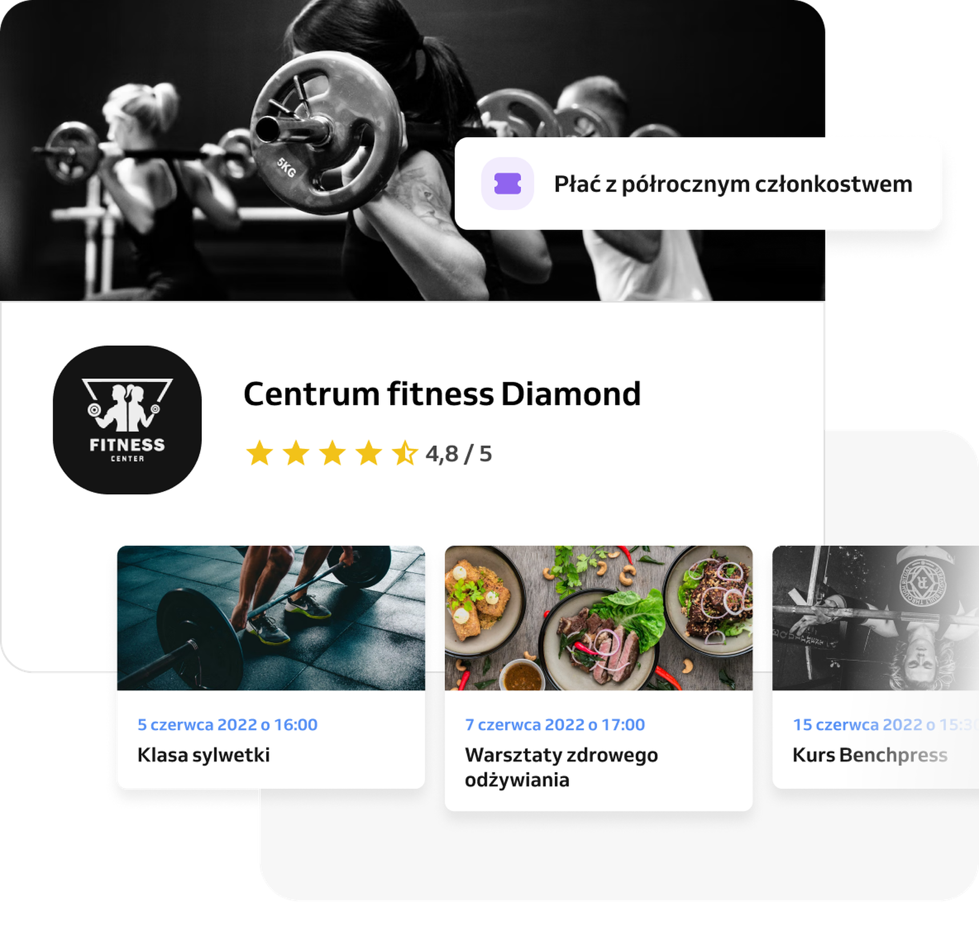 Event and class booking