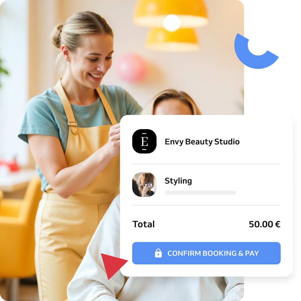 beauty salon online booking with payments