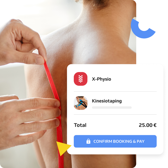 physical therapy session booking and payment