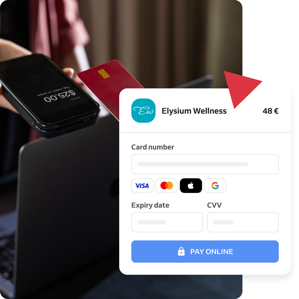 card payment at wellness center