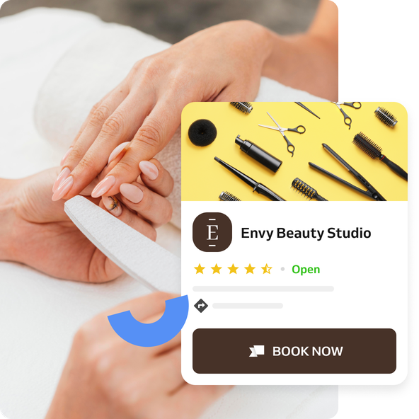 beauty salon booking website