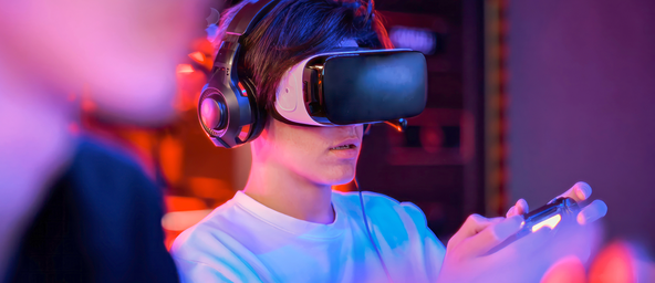 virtual reality gamer