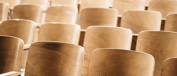 chairs in university conference hall
