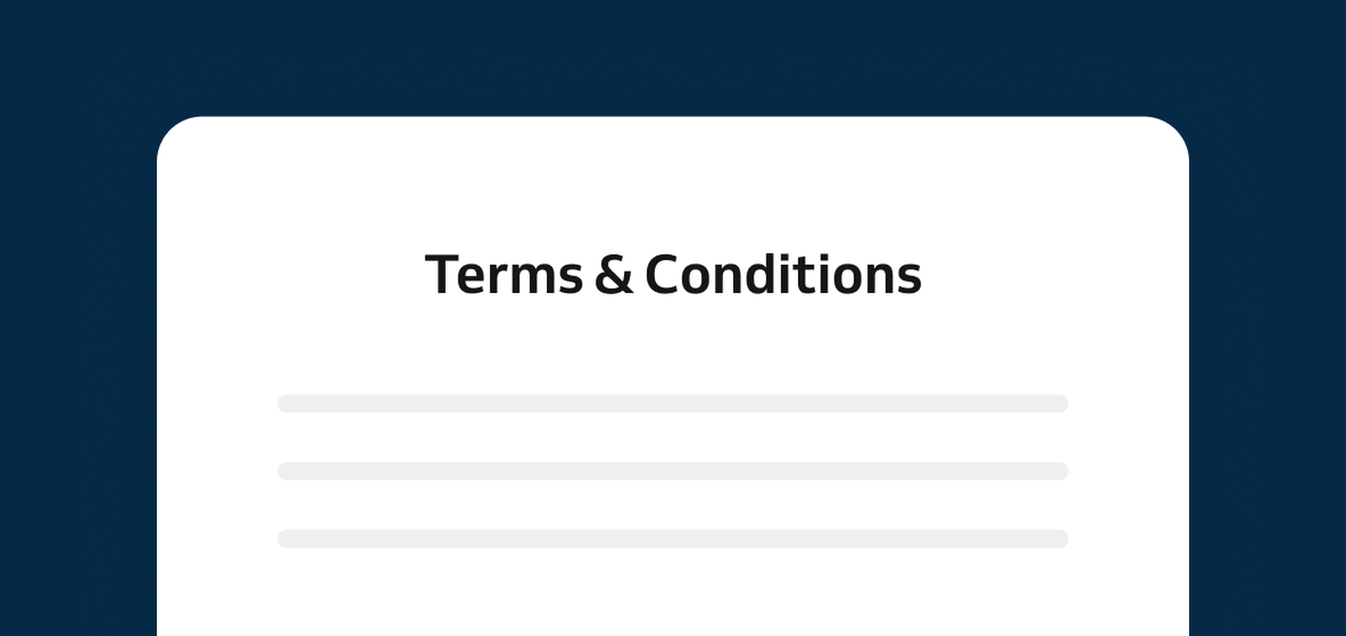 terms & conditions