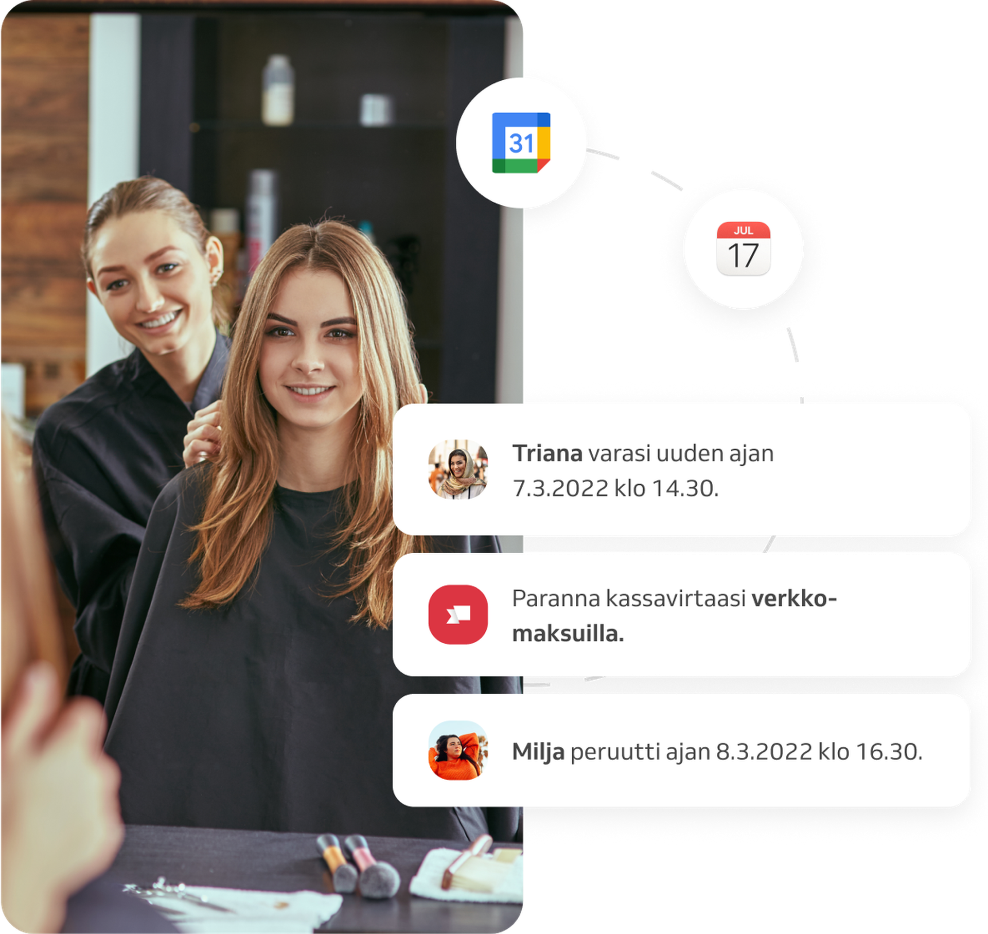 Muistutukset varauksista