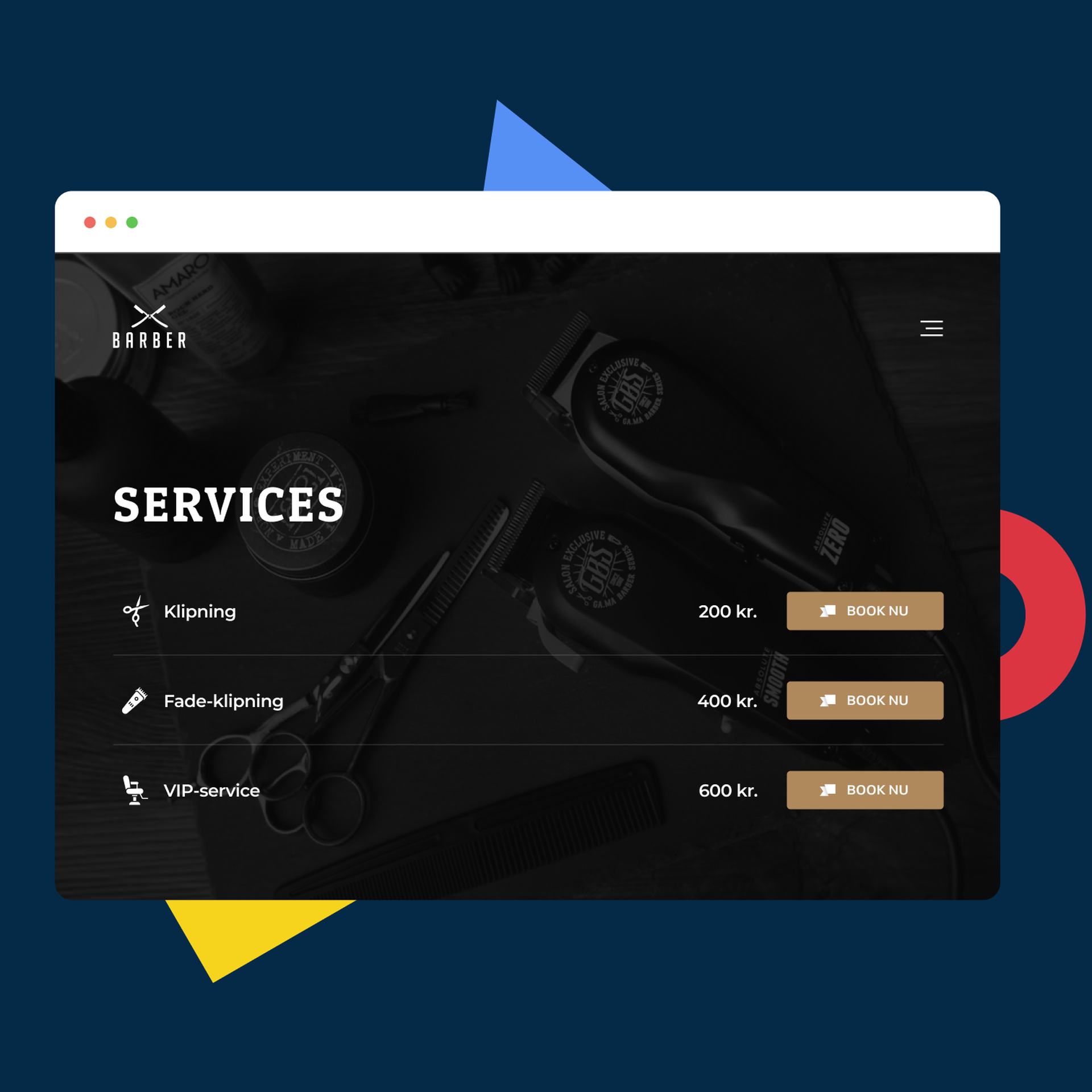 branded booking form