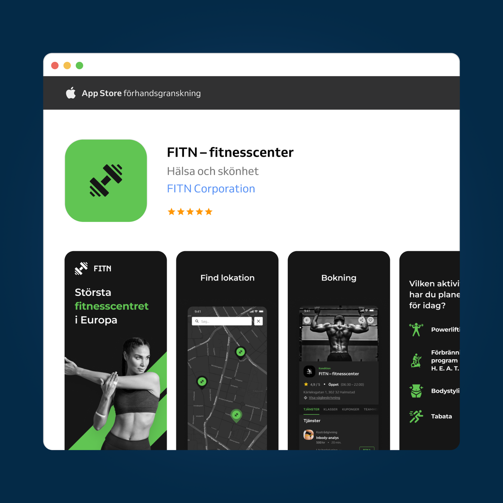 Varumärkesapp i App Store