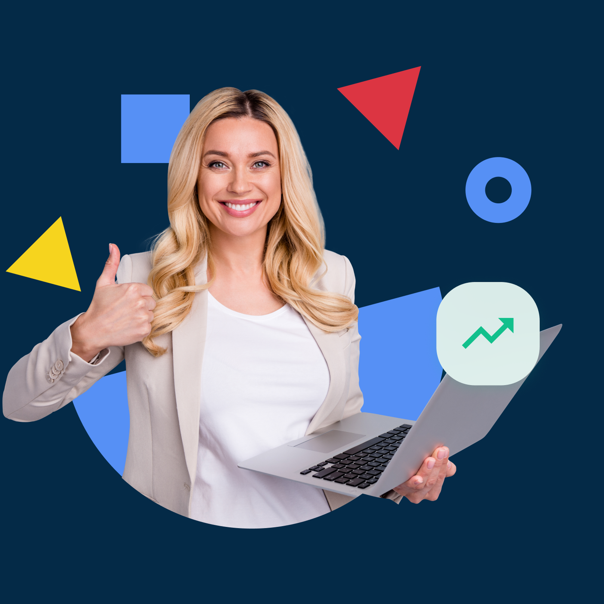 Nainen muistikirjan kanssa