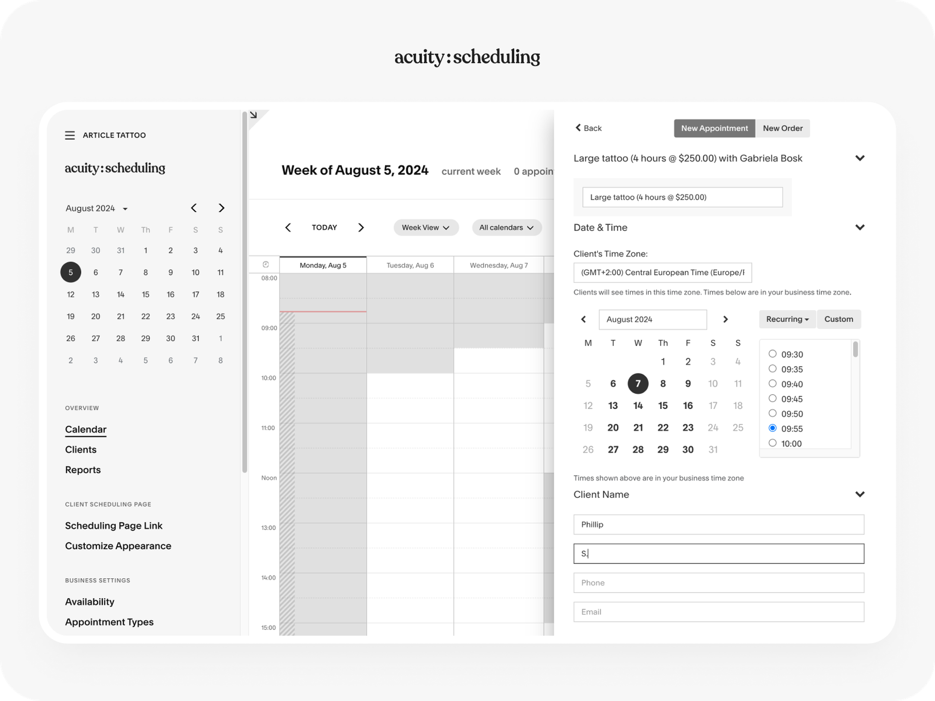 acuity scheduling software