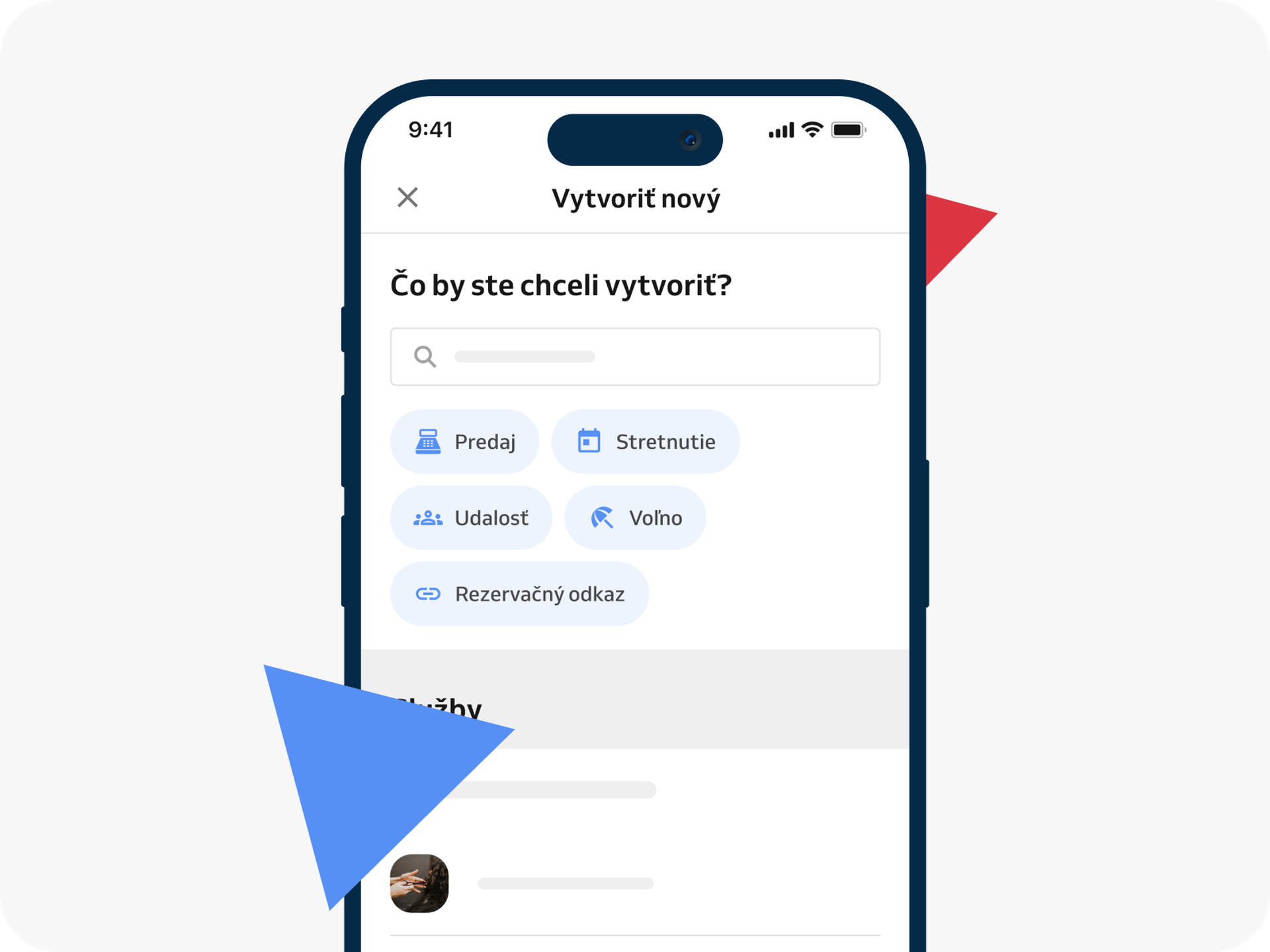 Funkcia Vytvoriť nový v rezervačnom systéme