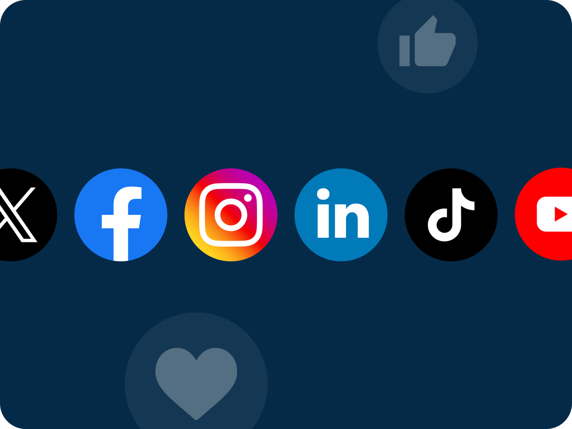 Social media icons