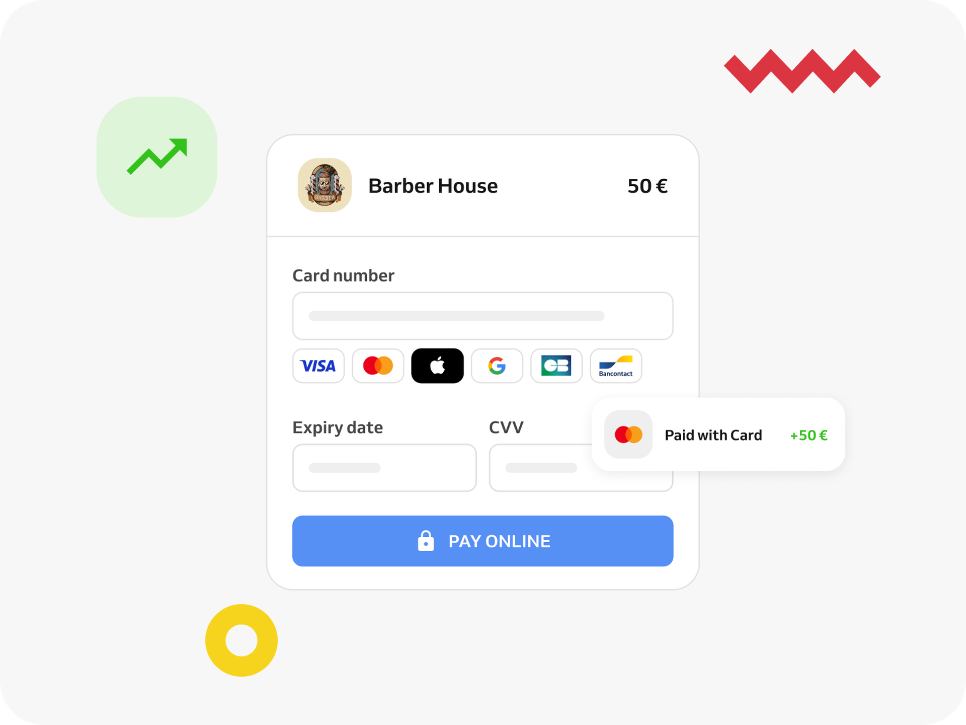 Online payments process