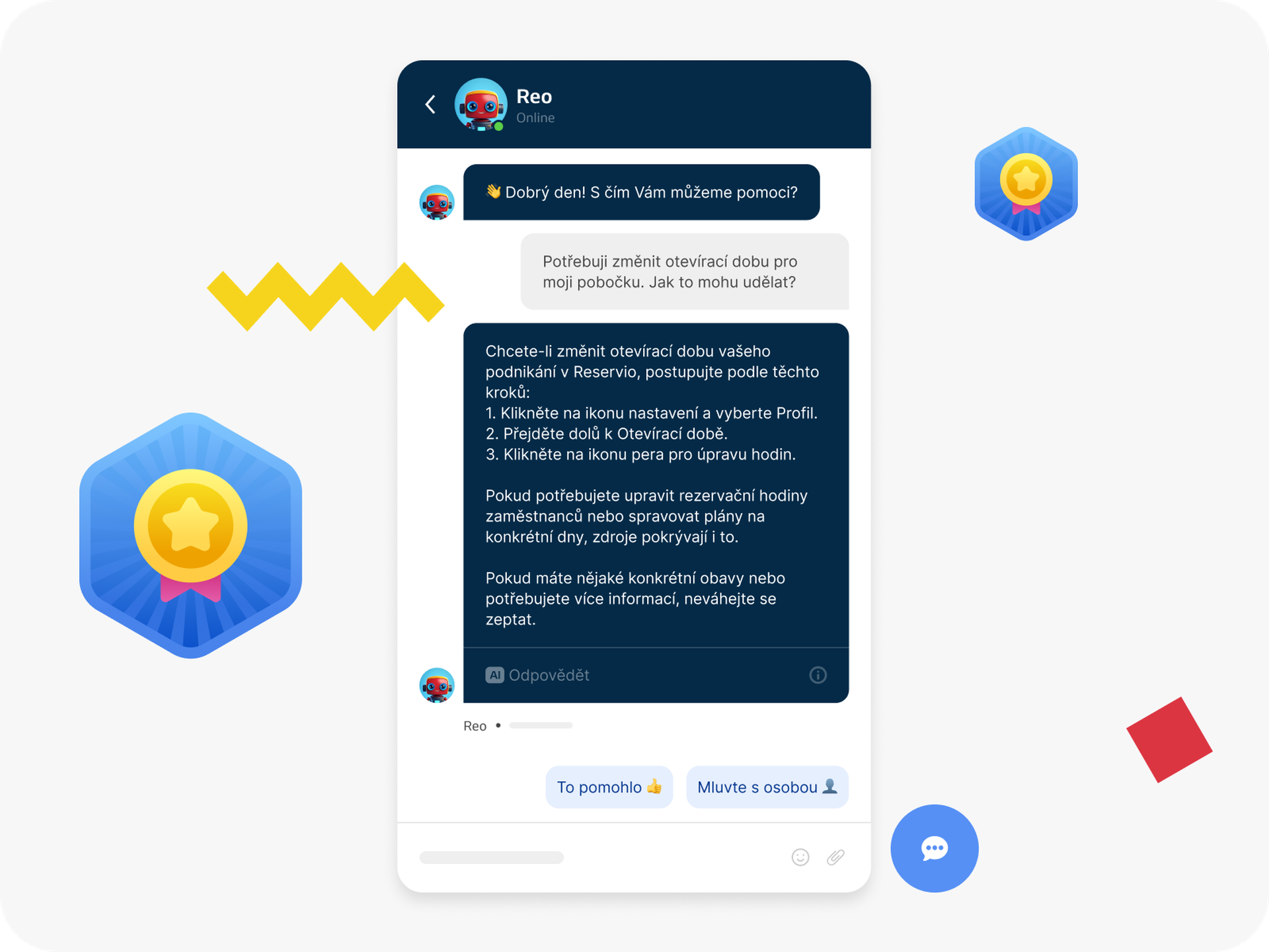 Chat s AI botem