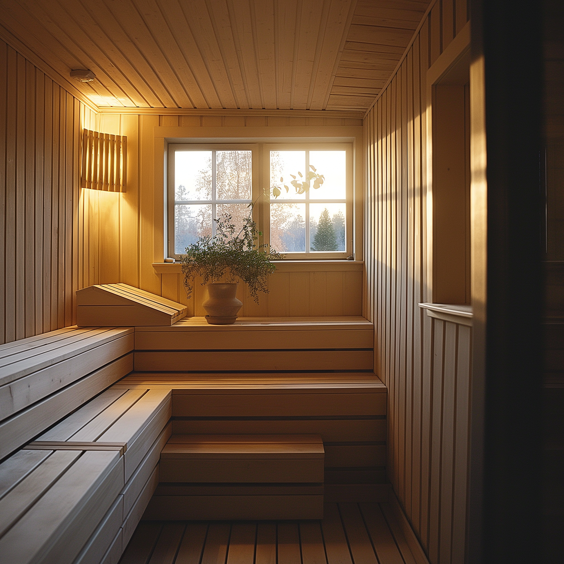 Sauna interior