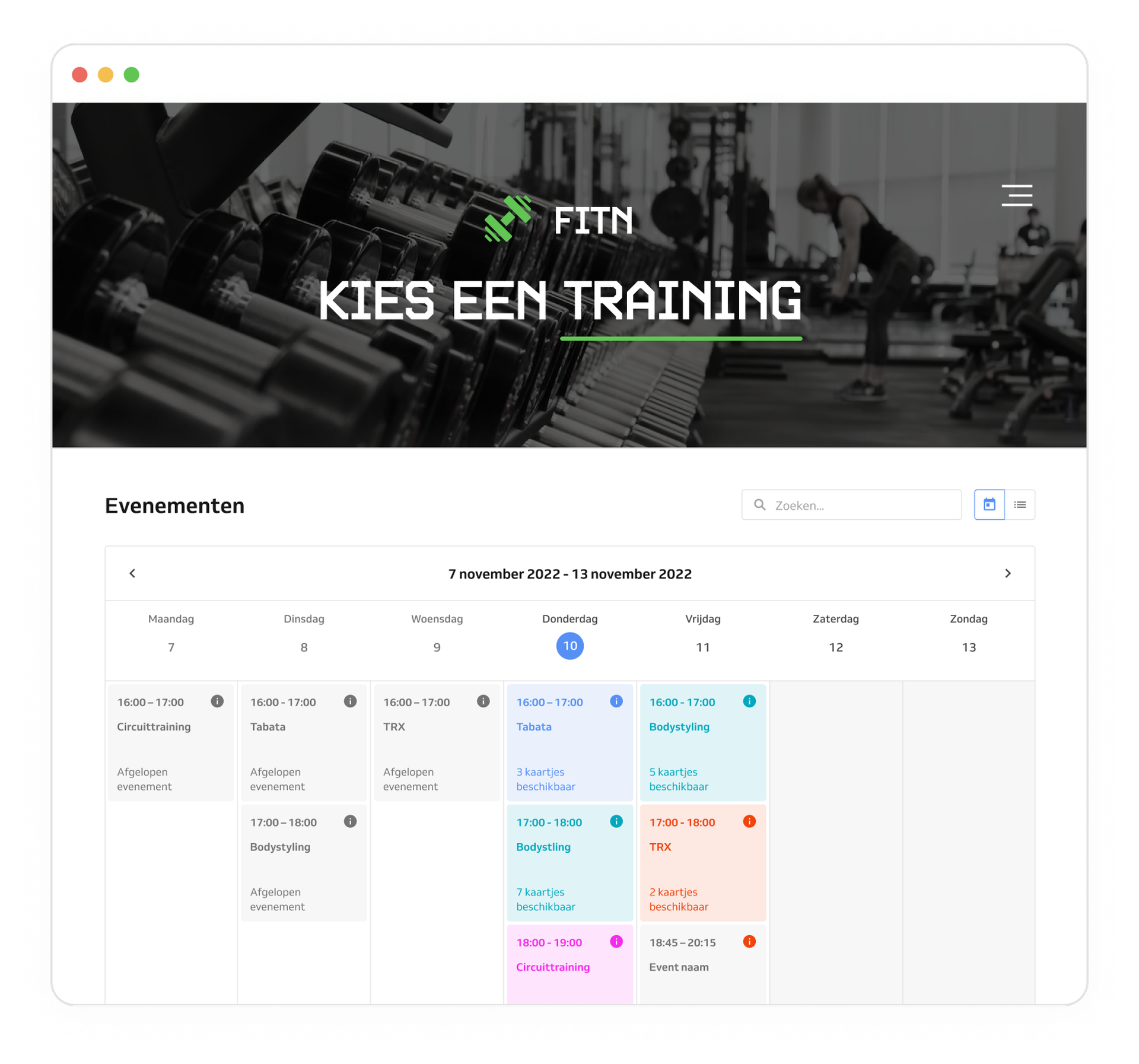 branded booking calendar