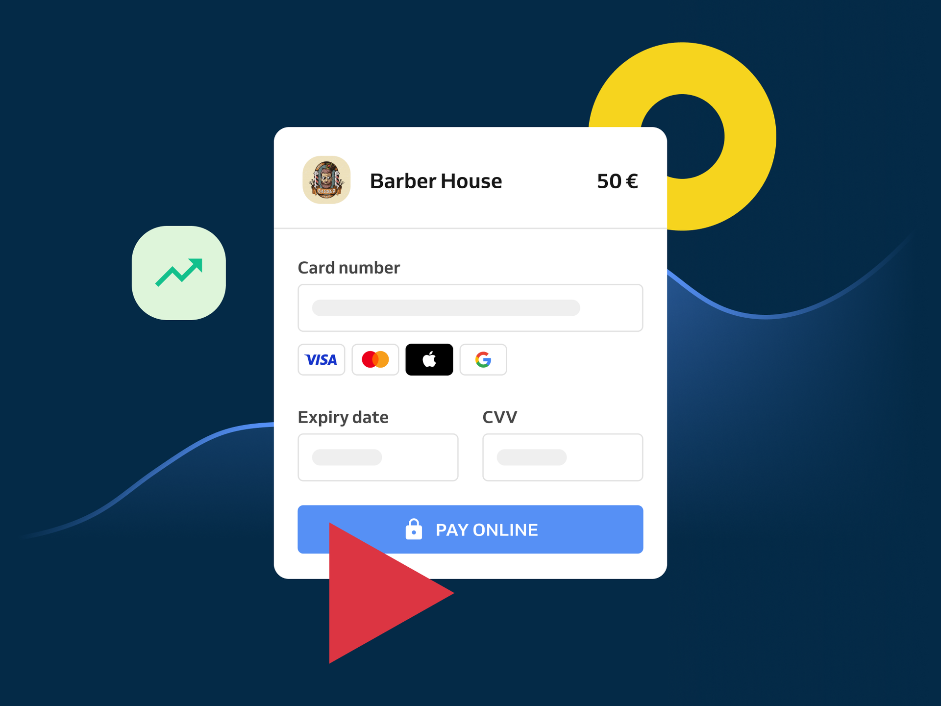 paying for bookings online