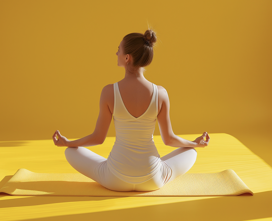 women in relaxation position