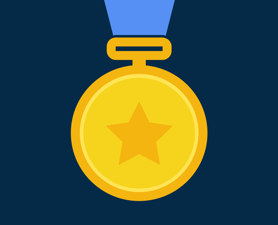 gold medal award image