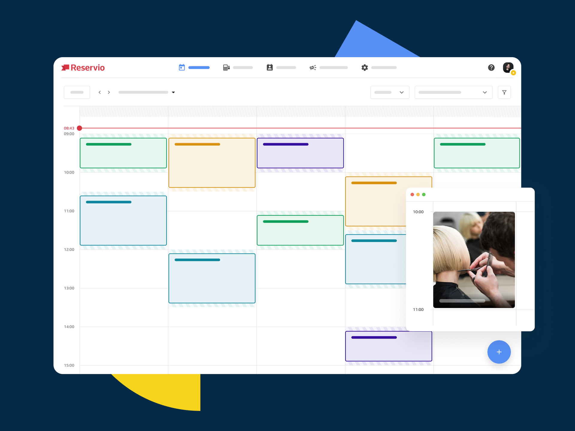 online calendar with bookings