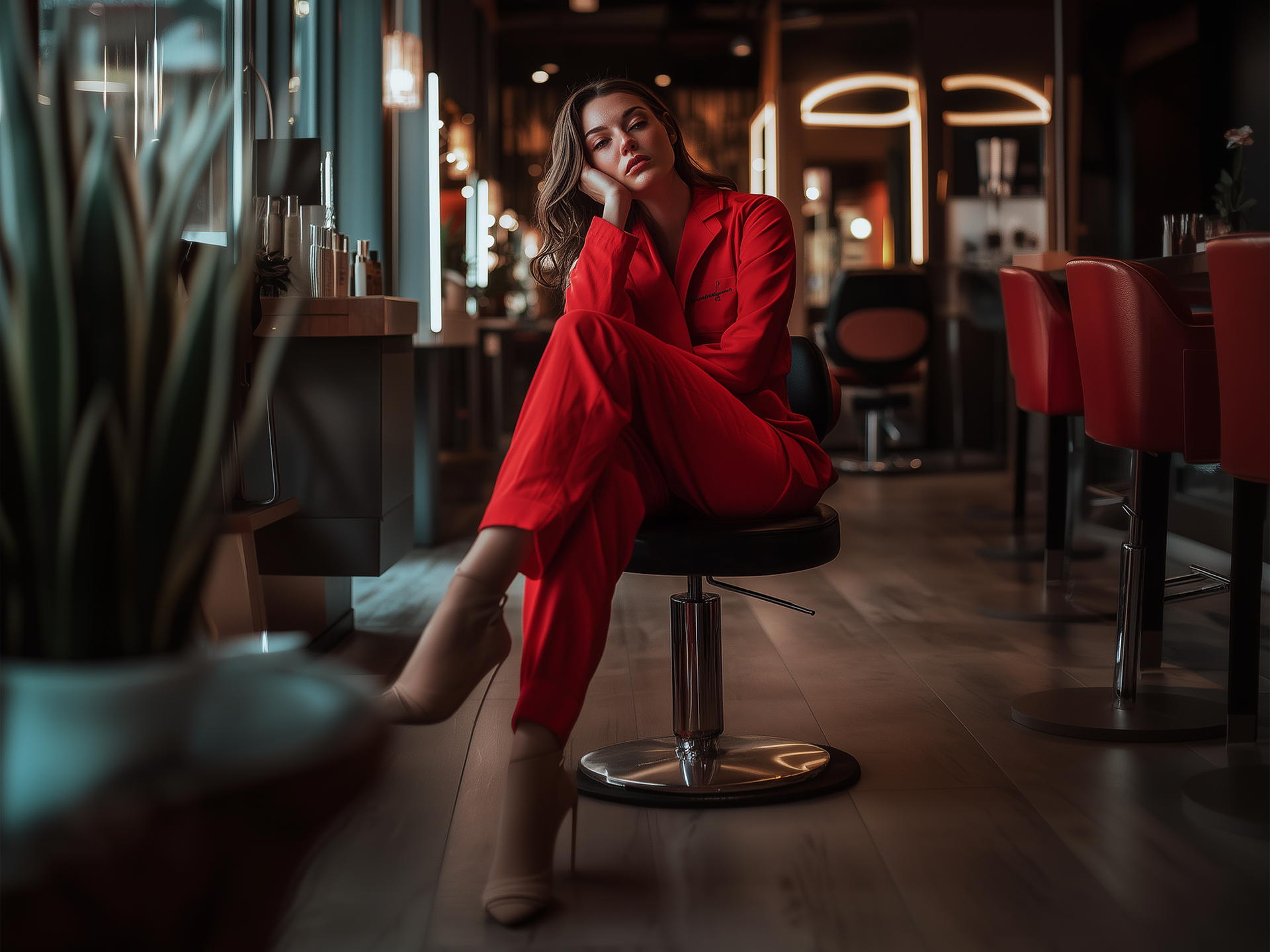 A manager of a beauty salon