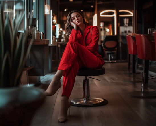 A manager of a beauty salon