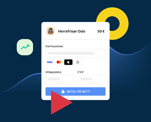 betale for reservasjoner på nettet