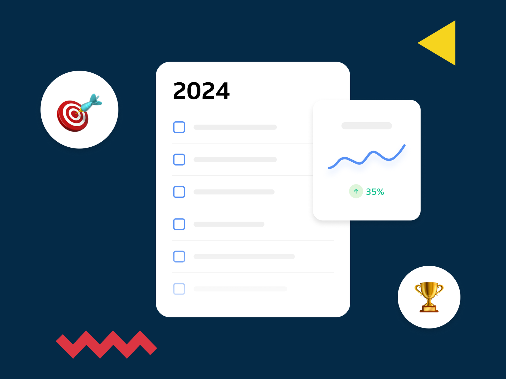 New year goals graphics