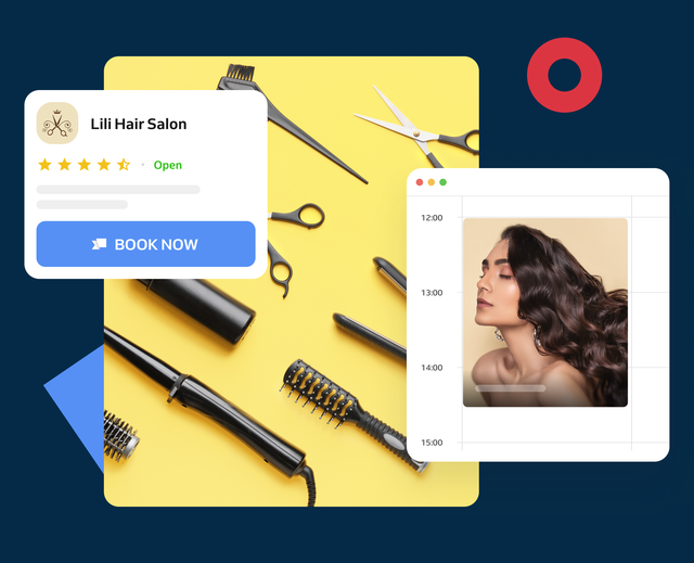 Salon brand graphics