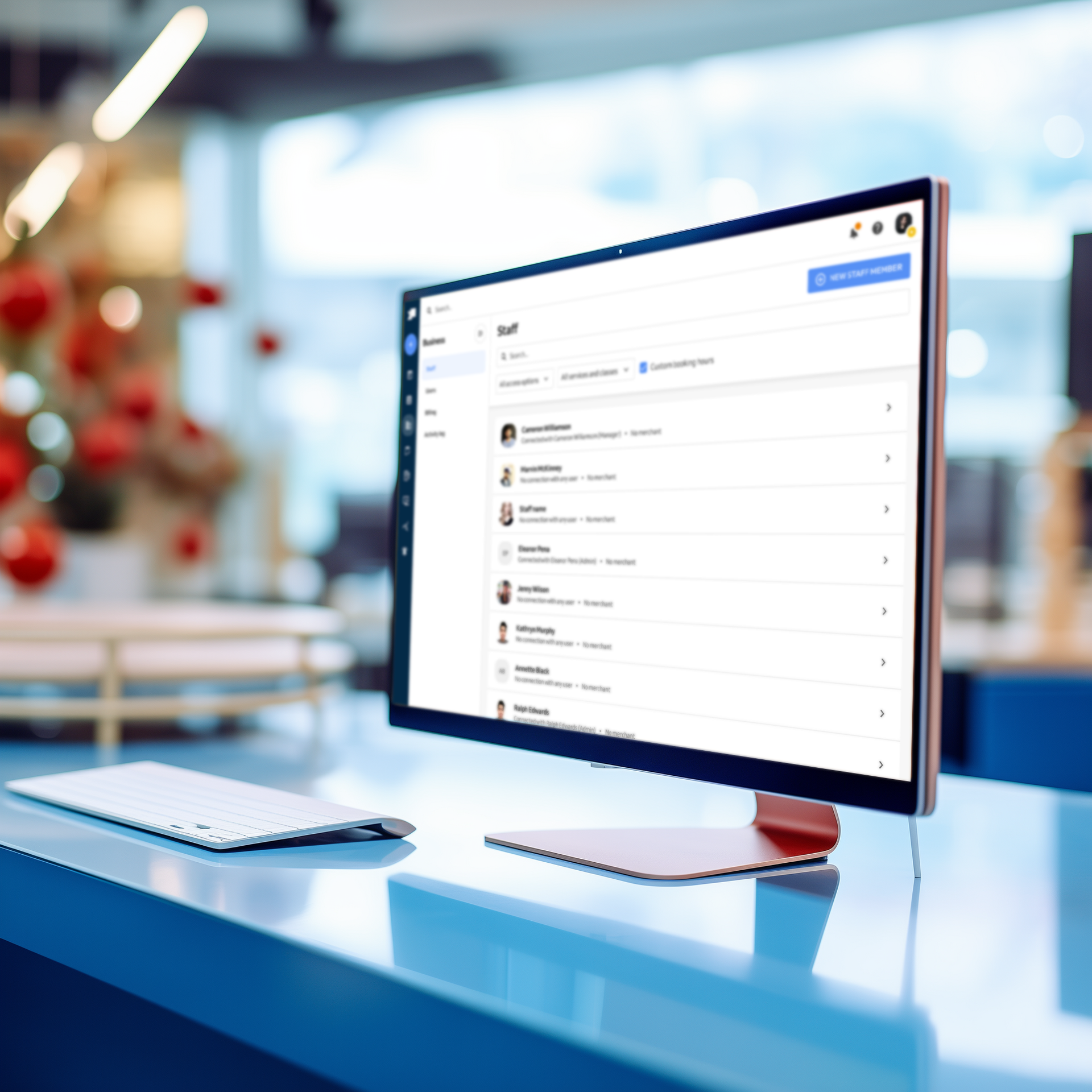 Computer with scheduling software