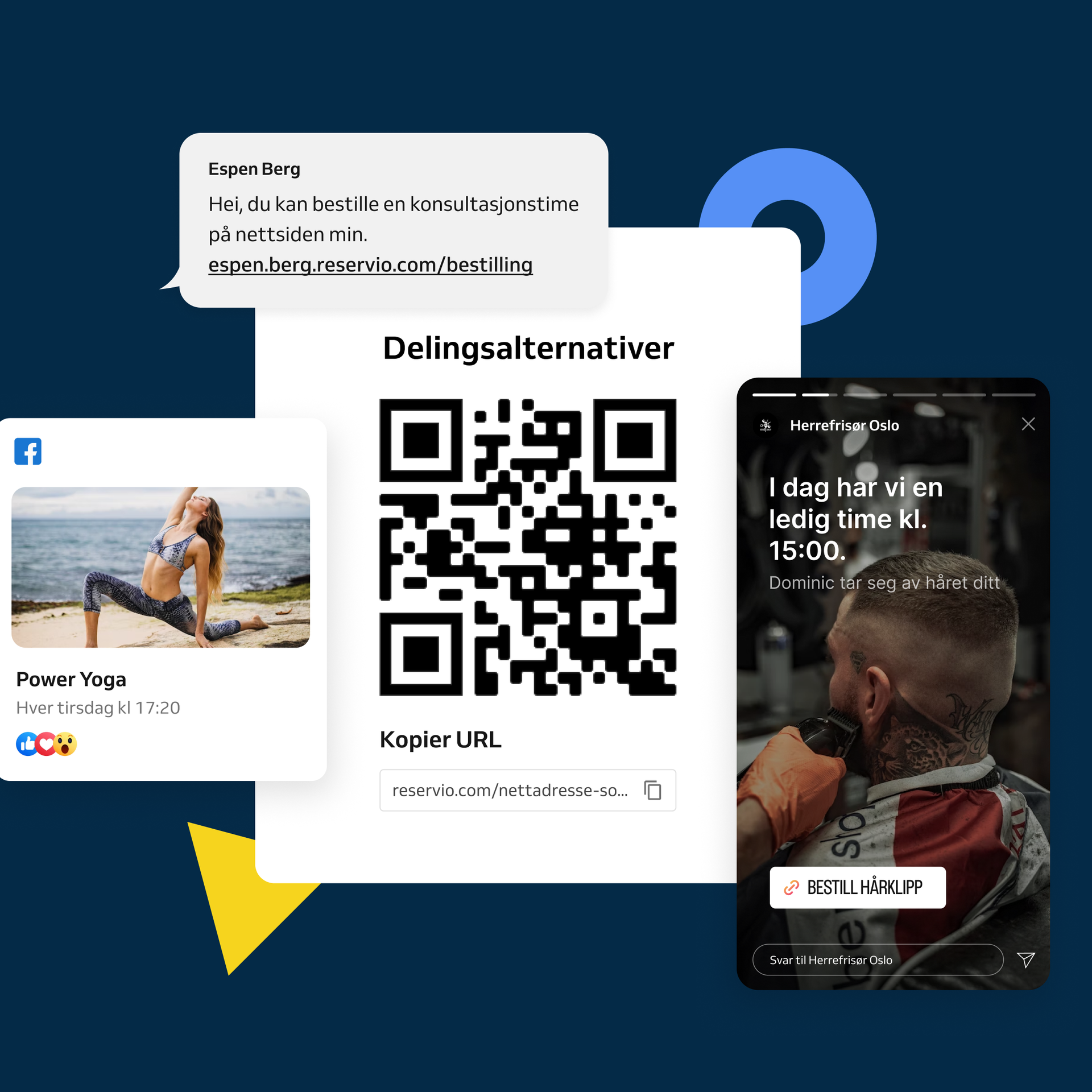 qr code booking link NB