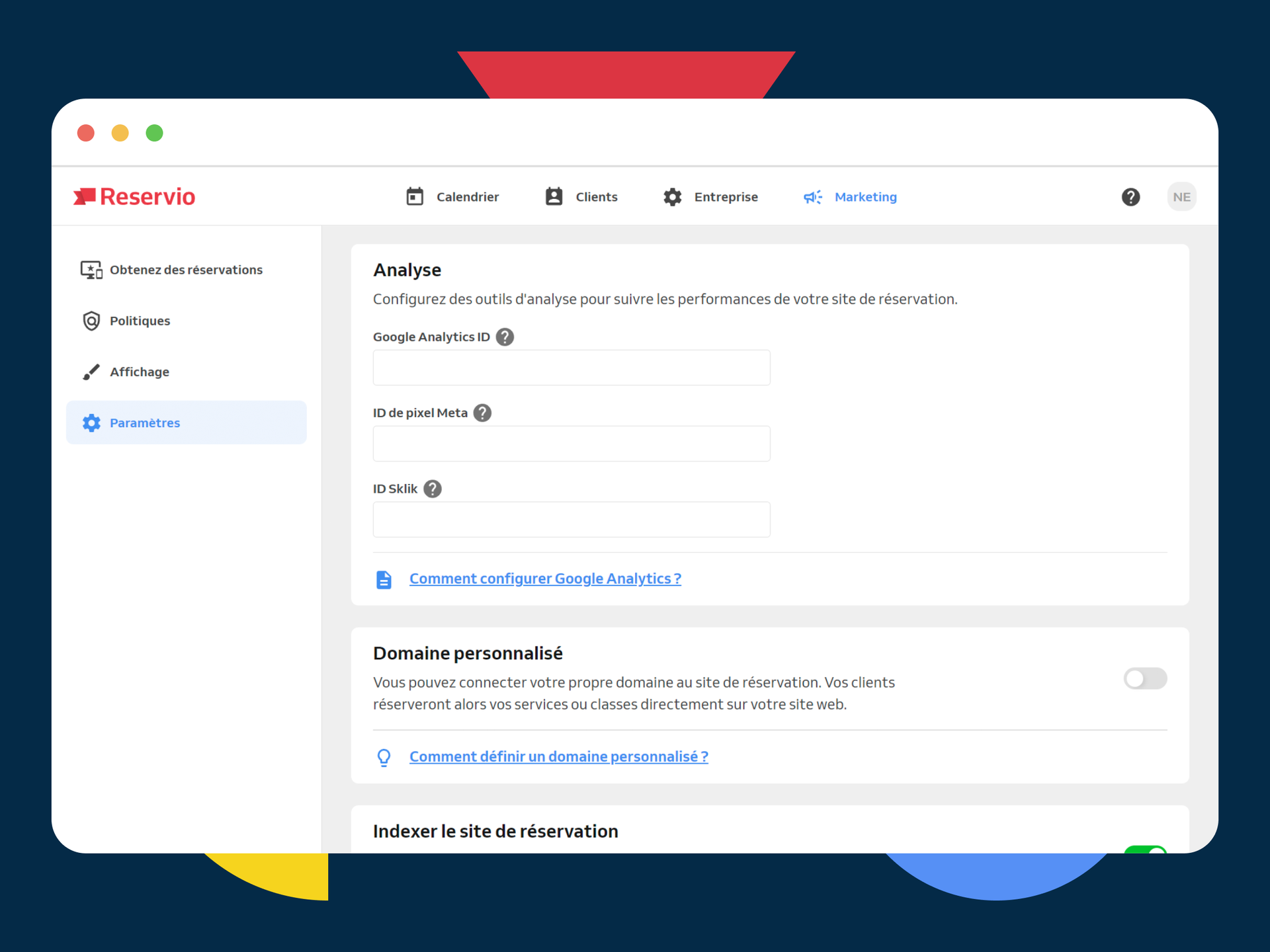 Analytics feature FR