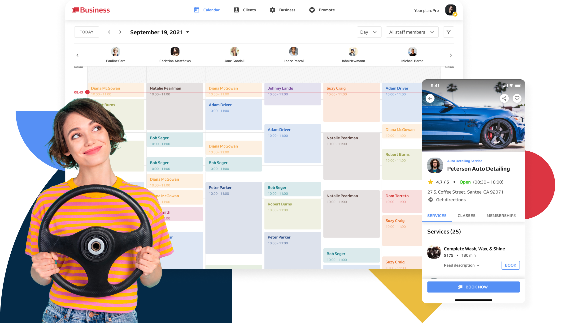 Auto detailing appointment software Reservio Business