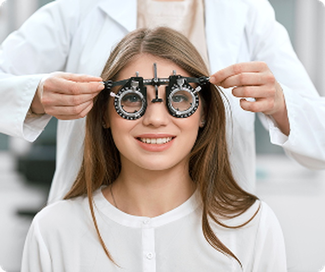 Kid at Vision Center