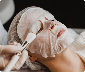 Beauty salon face mask