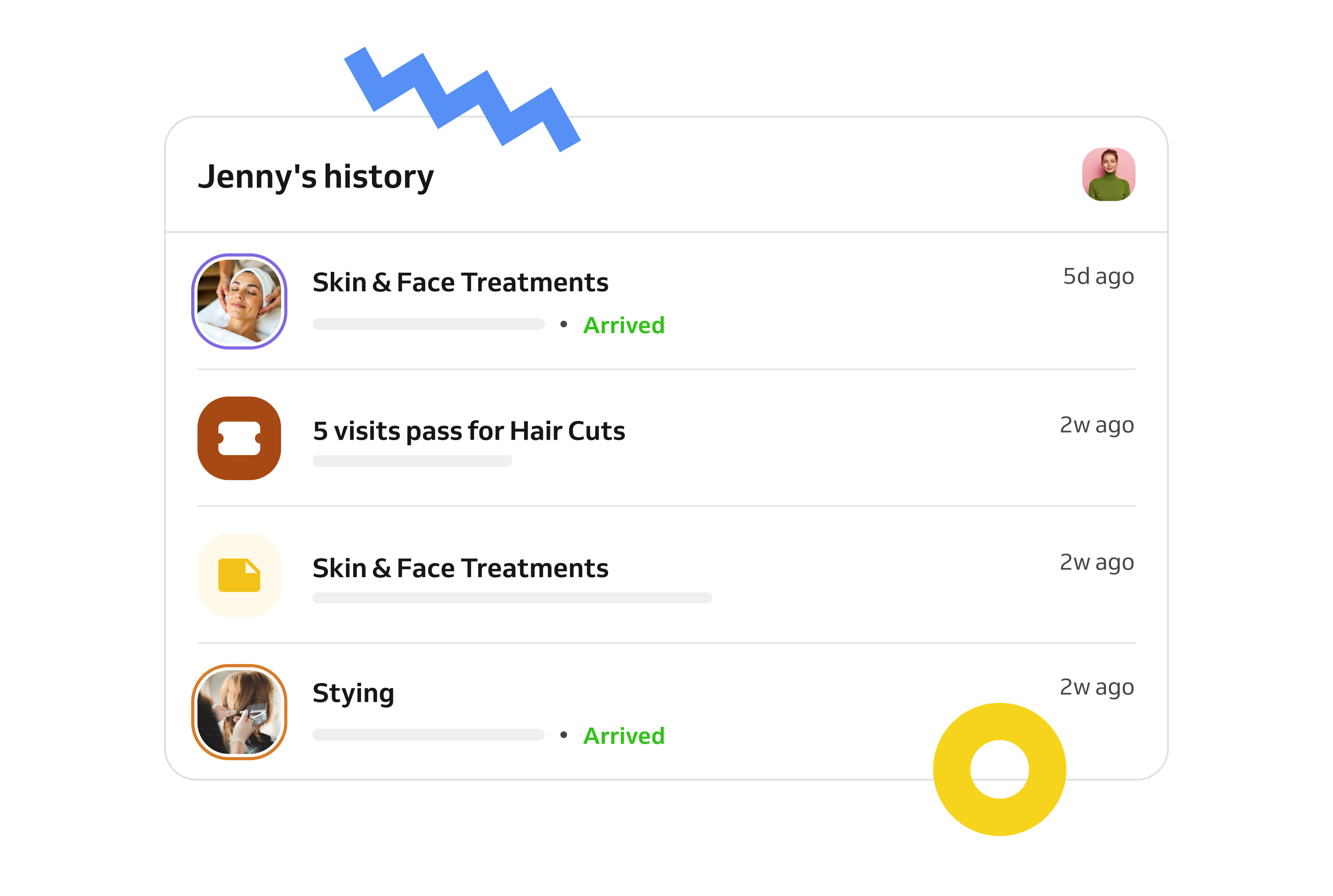 Clients management in Reservio app