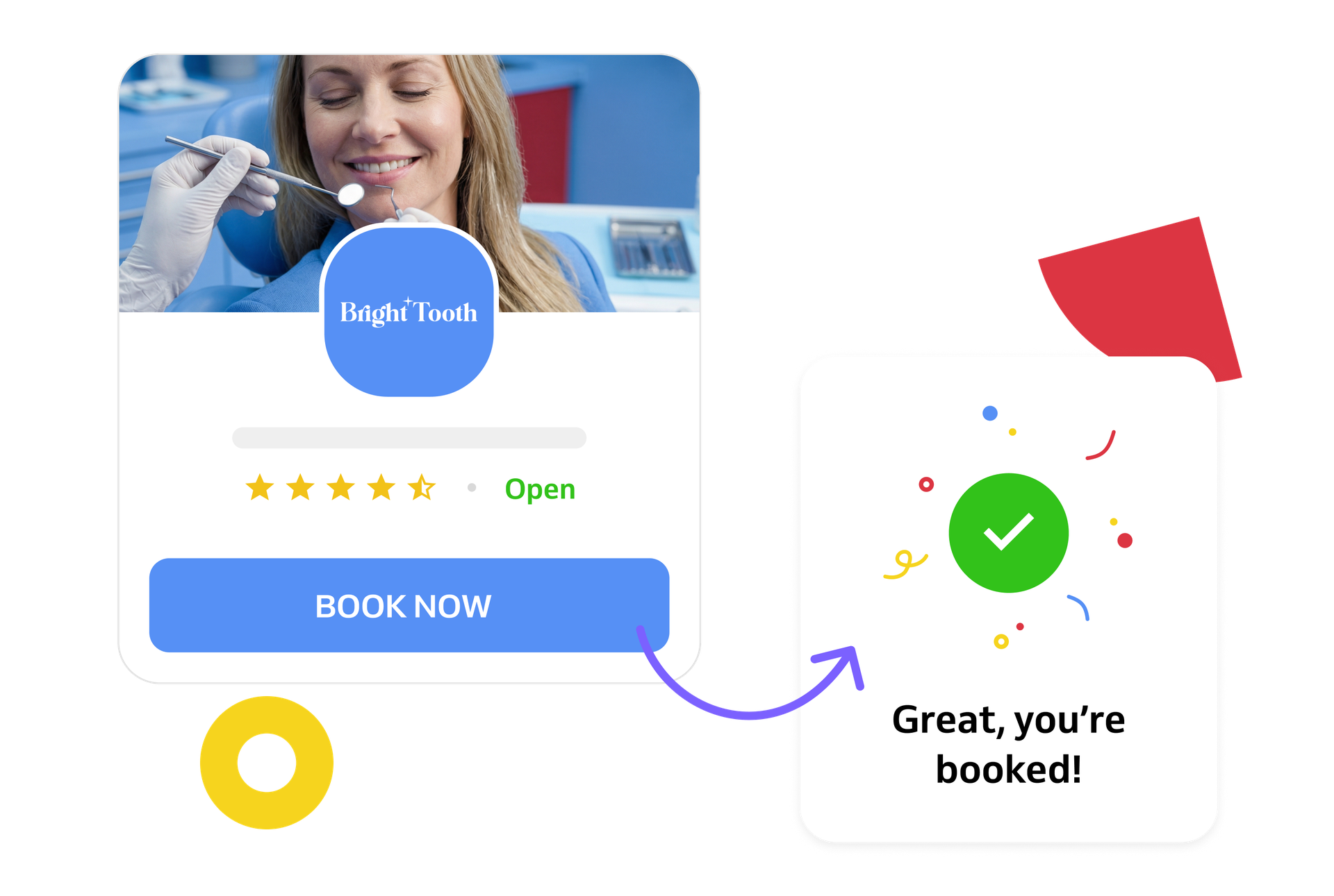 Online booking system for healthcare