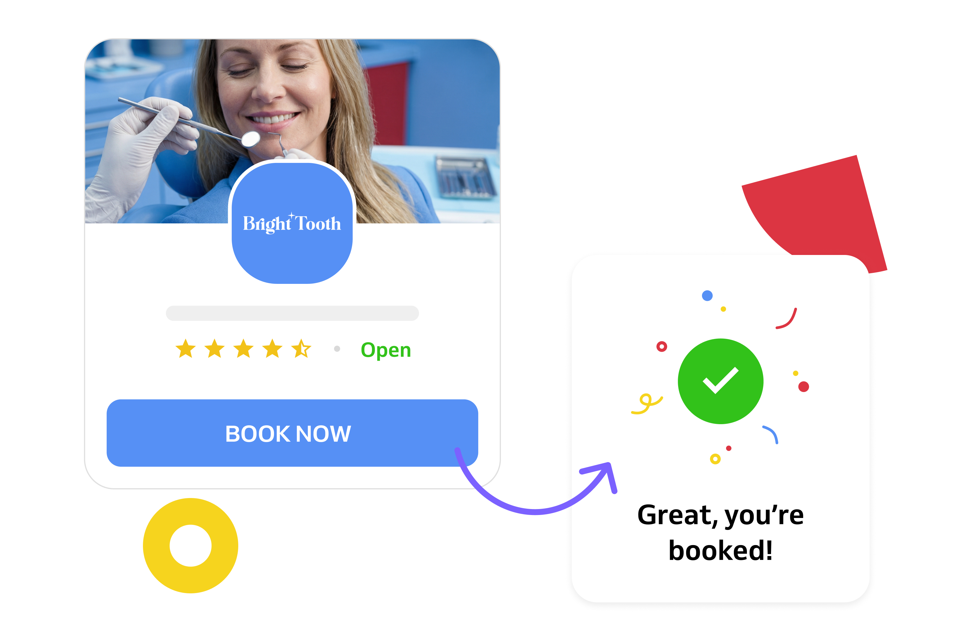 Online booking system for healthcare