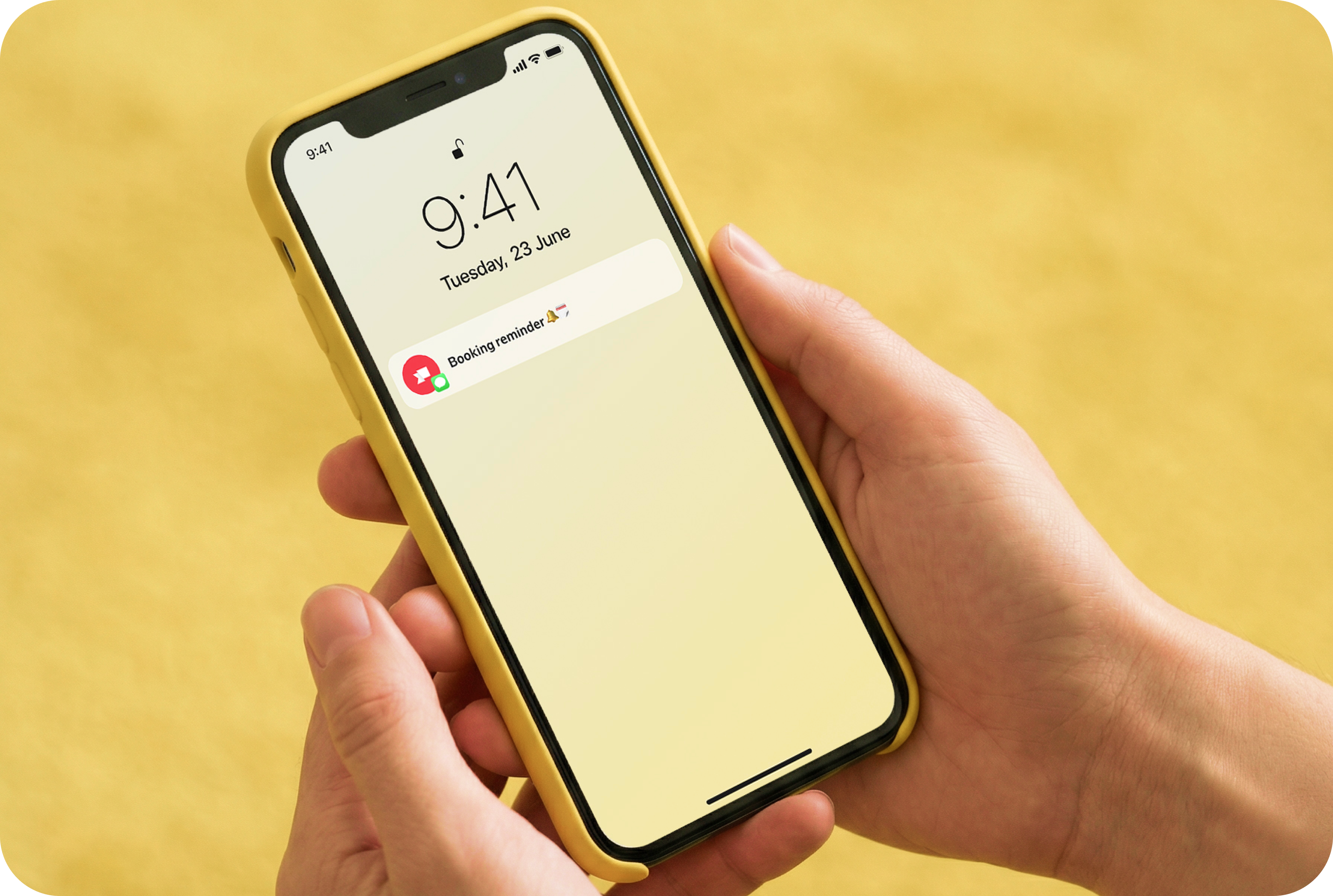 Reminders for booking