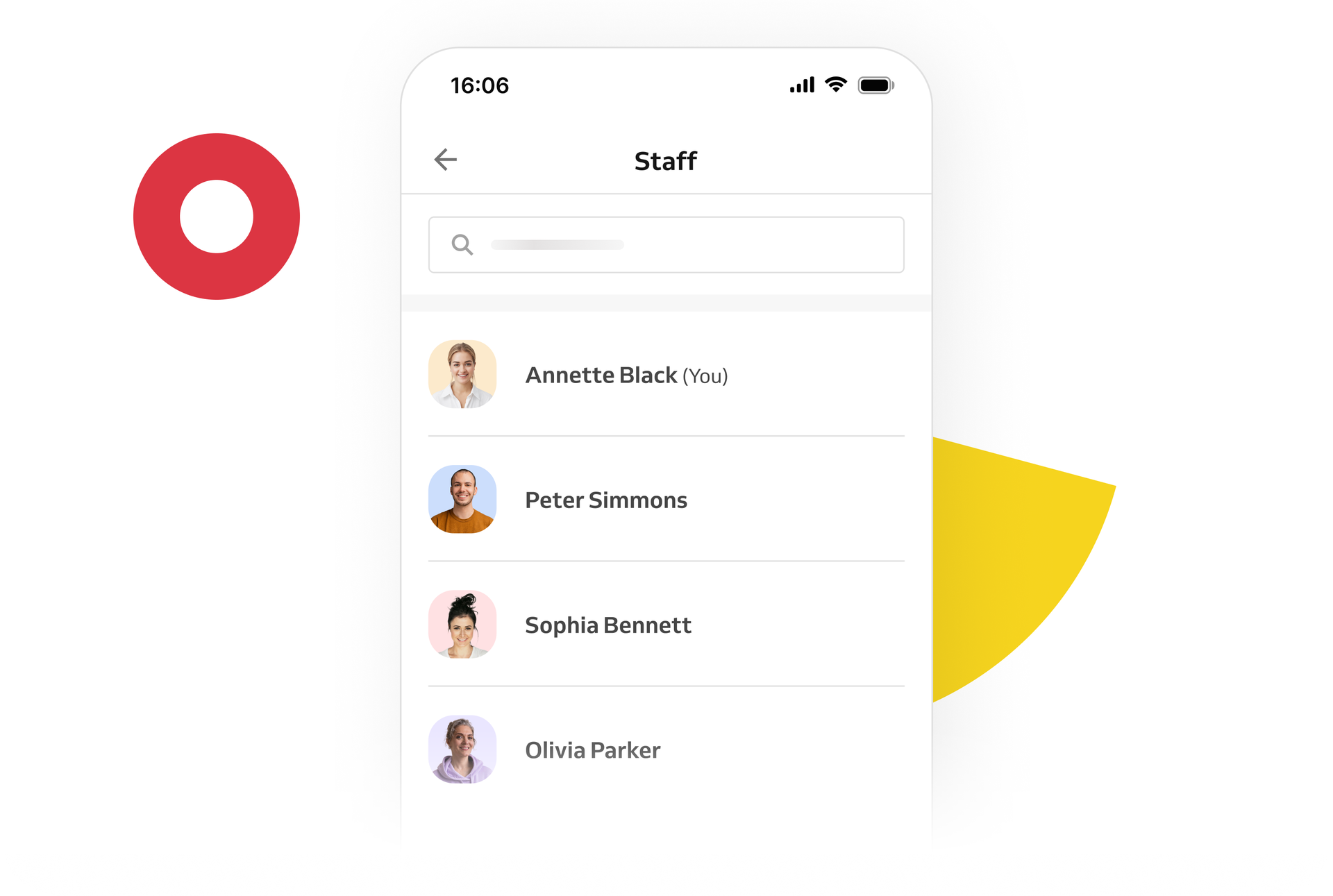 Staff scheduling