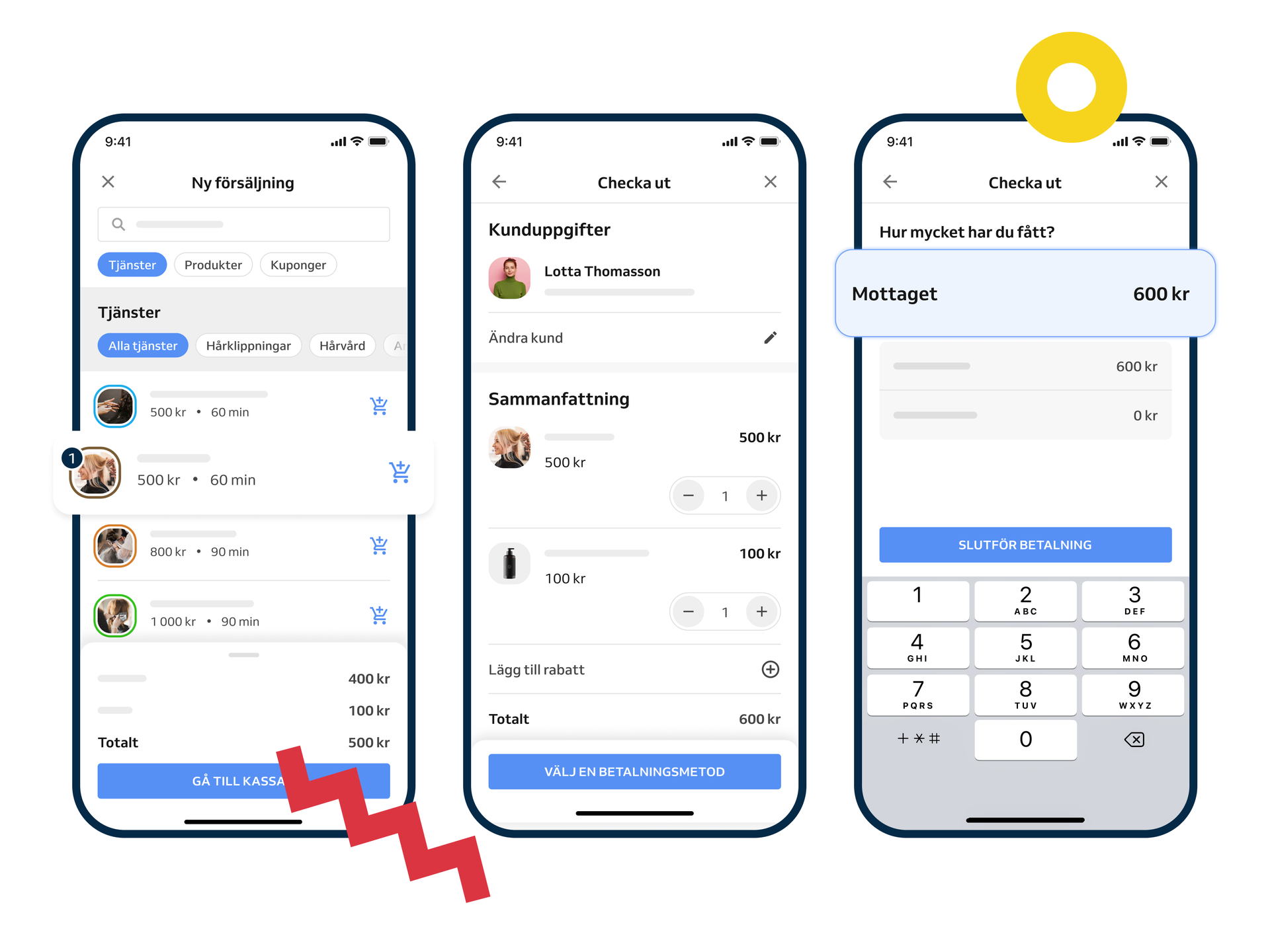 sömlös kassaprocess