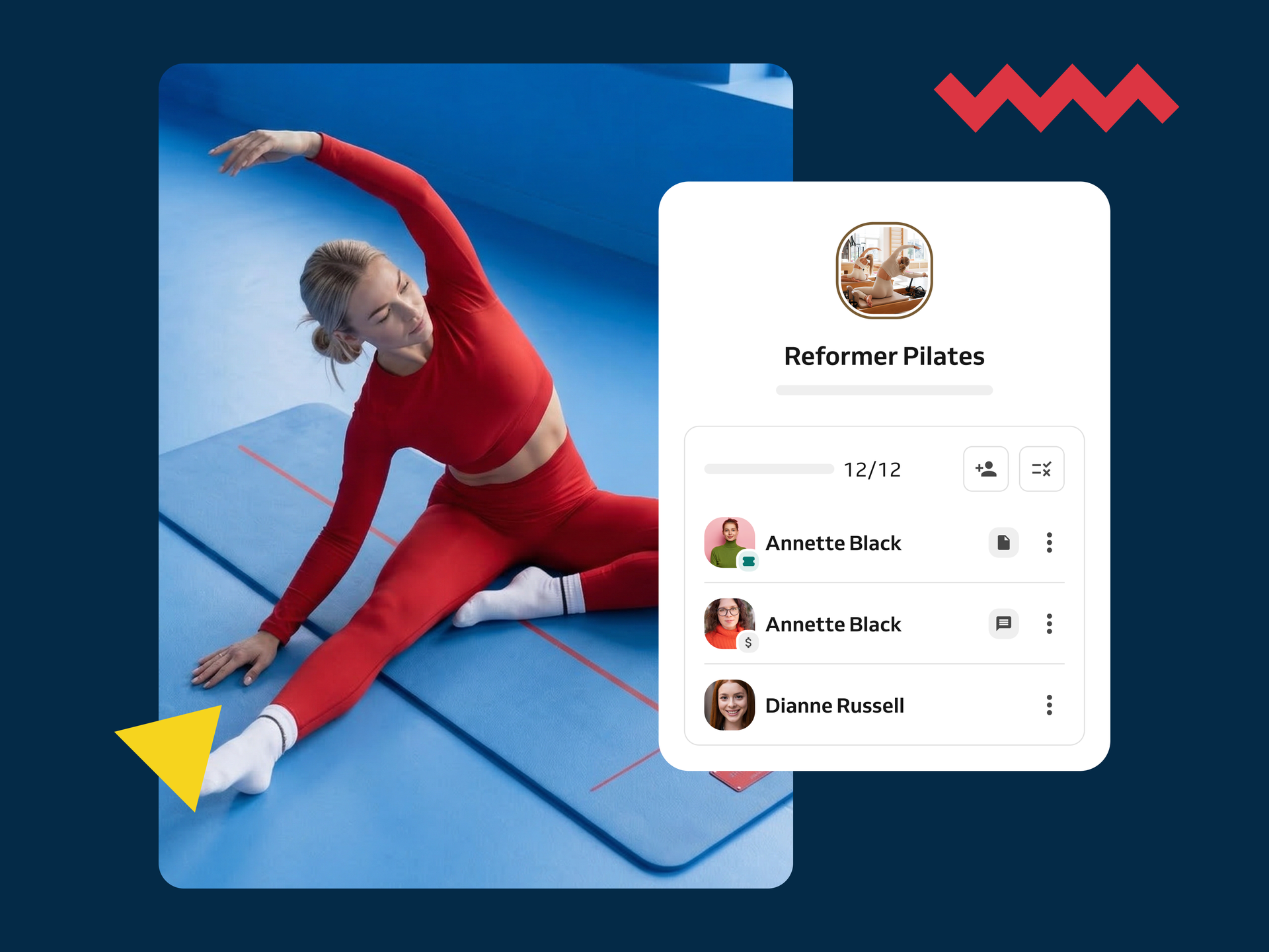 Reformer pilates online booking system