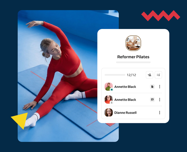 Reformer pilates online booking system